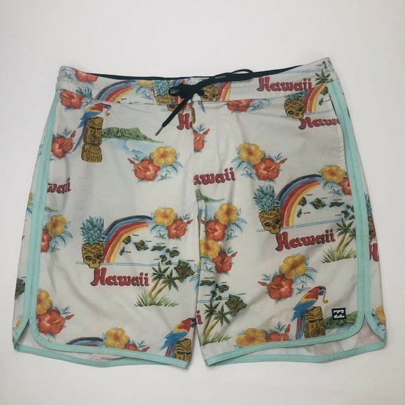 Billabong Recycler Hawaii Islands Board Shorts 38